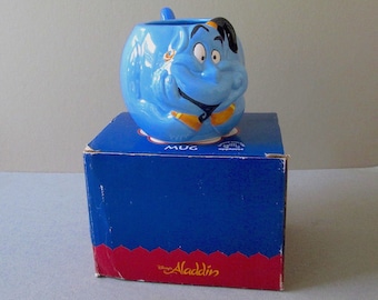 Disney's Aladdin Genie Ceramic Figural Mug by Applause 1992