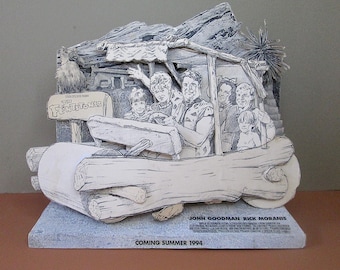The Flintstones Movie 1994 Theatre Display Mock-Up