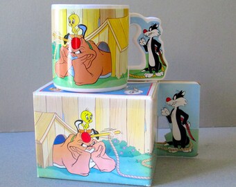 Looney Tunes Character Handle Mug and Box by Applause