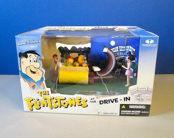 The Flintstones At The Drive-In Figurines Deluxe Box Set NRFB