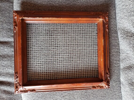 Decorative Wood Frame Earring Holder Etsy