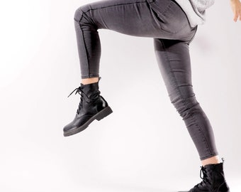 black festival boots womens