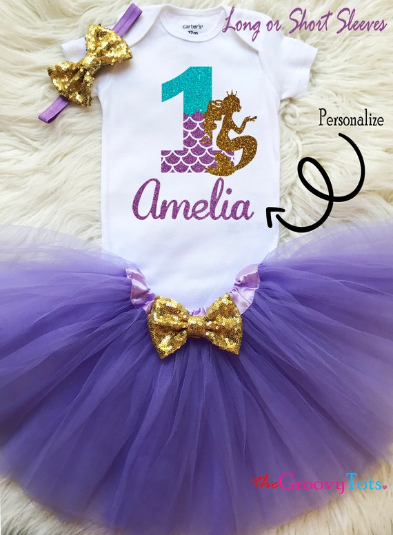 mermaid birthday outfit girl