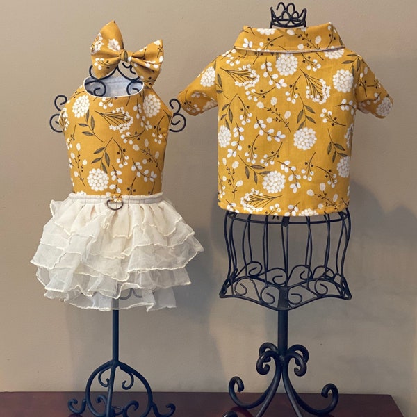 Dog Harness Dress Etsy