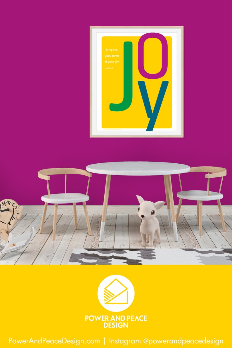 Bright Yellow Christian Wall Art Colorful Modern Scripture Etsy