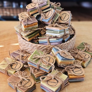 Soap Sampler Bundle Set of Eco friendly Gift Idea for Low Waste Gift For Plastic Free Natural Soap for Toxic free Handmade Soap Sample Gift