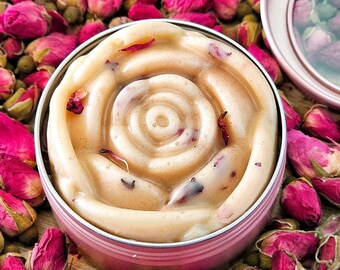 Rose Bloom Lotion Body Bar for Dry Skin Moisturizer for Sensitive Skin Gift for Self care Gift for Sister Gift Self Love Gift for Friend