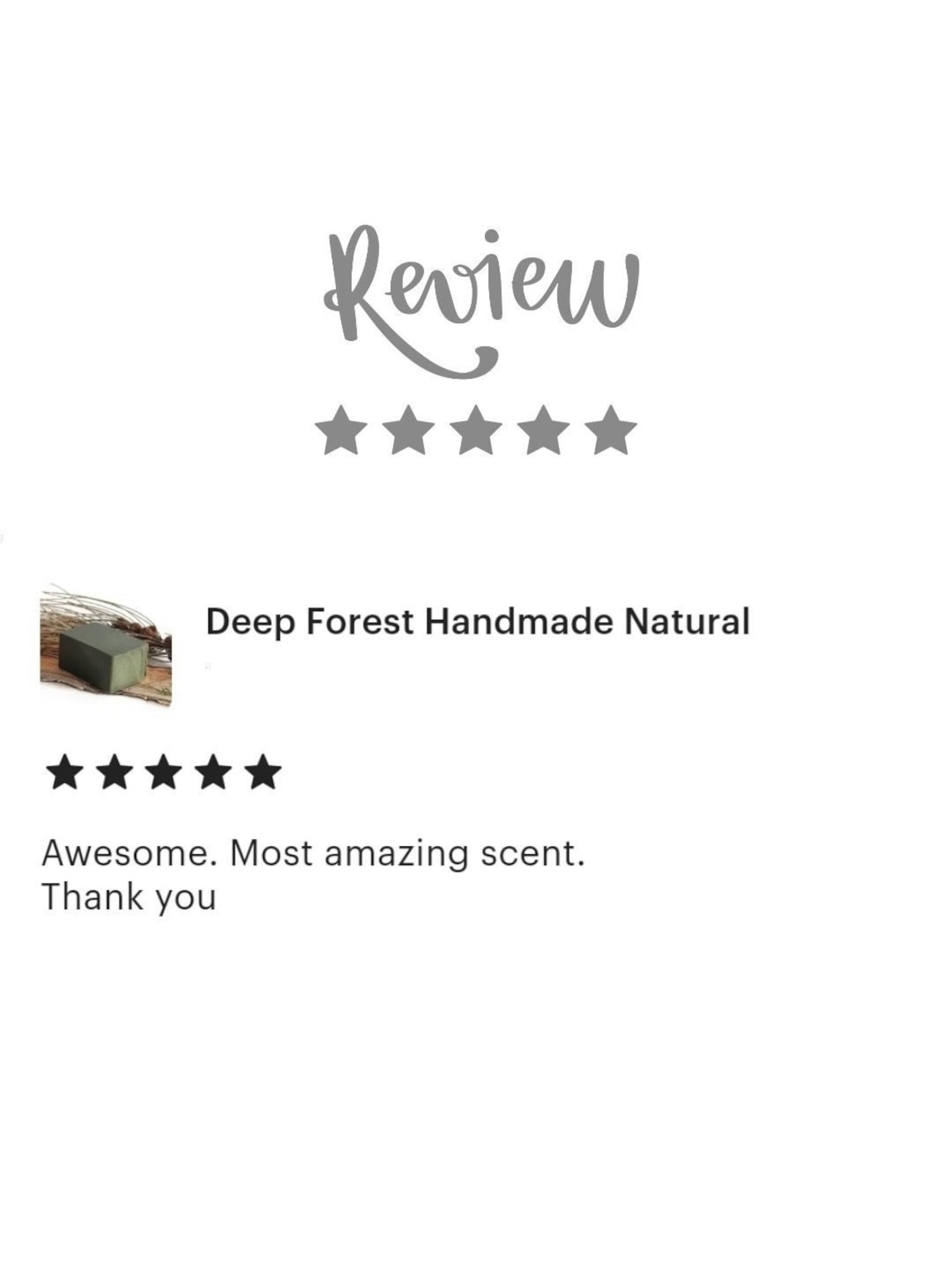 Deep Forest Handmade Natural Soap Green Vegan Soap Palm Oil Free Soap ...