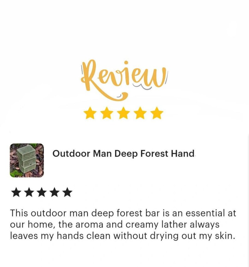 Outdoor Man Deep Forest Handmade Natural Soap Gift for Man Gift for ...