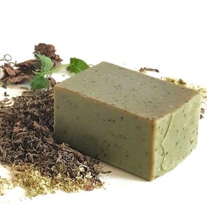 Wild Mint Natural Handmade Soap Vegan Friendly Soap Palm oil Free Soap Essential Oil Soap Eco Friendly Soap for Gardeners Soap Gift for Mum