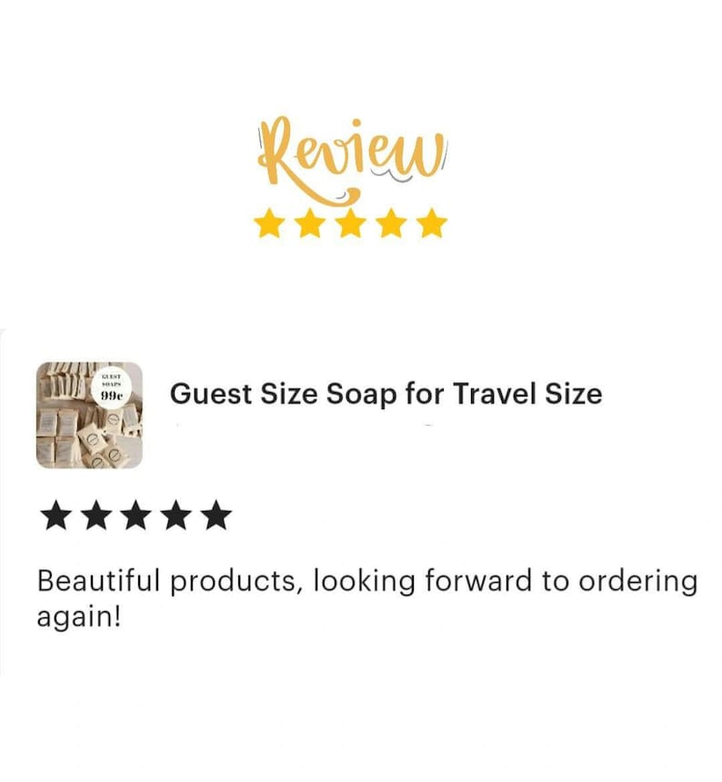 Sample Size Soap for Guest Soaps Handmade Soap for Zerowaste Soap Gift