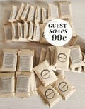 Guest Size Soap for Travel Size Soap for Guest Airbnb Soap Sample Size Handmade Soap for Zero-waste Soap for an Eco-friendly Gift for Guest product logo