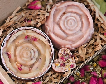 Rose Bloom Gift Box for Mum Gift for Mom gift for Mother's Day Gift for Self care Gift for Grandma Gift for Special Mum Gift Self Care Gift