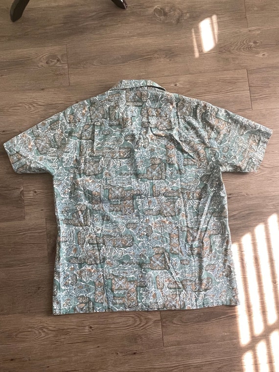 Vintage RJC Hawaiian 90s Batik Shirt - image 5
