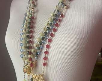 RELIQUAIRE D'AUTEL, RELIQUE DE LA VRAIE CROIX et 6 SAINTS