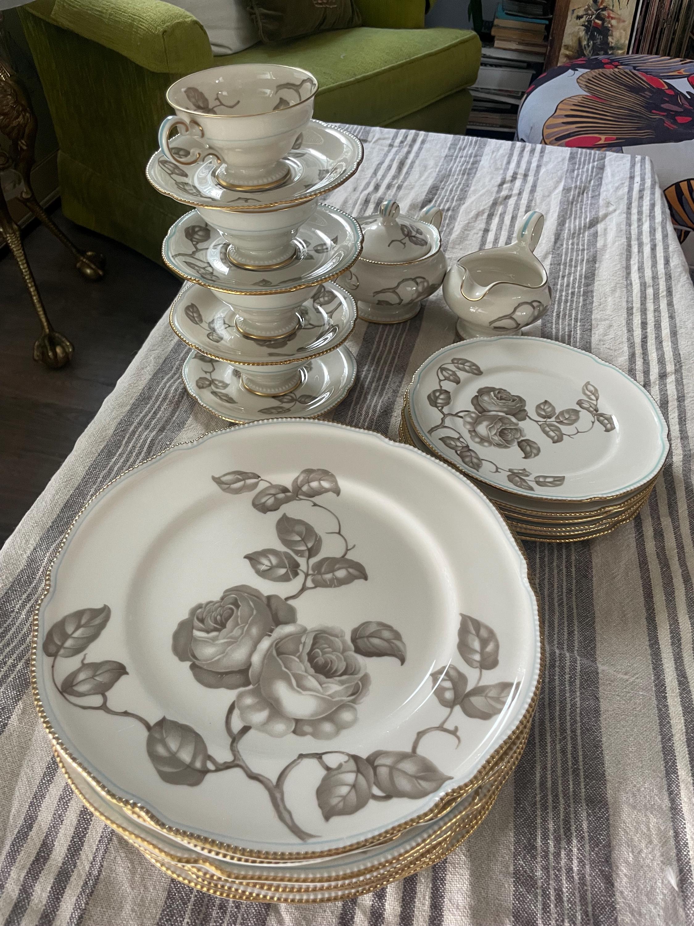 CASTLETON GLORIA ビンテージ バラ柄 陶磁器 食器セット 20点 Castleton Gloria - Etsy
