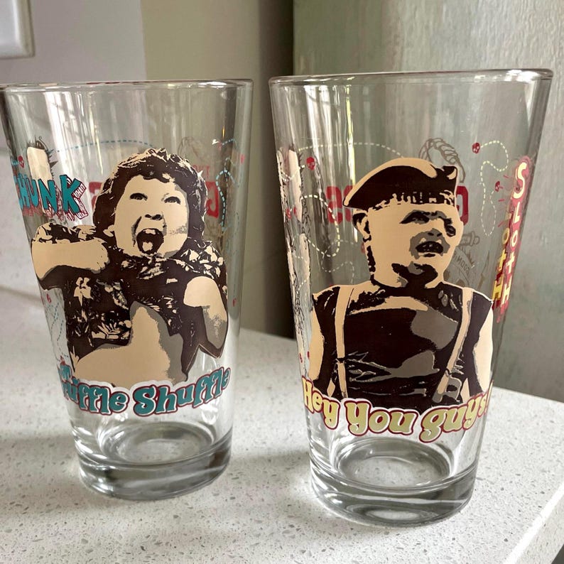 Goonies Pint Glasses Set Sloth Chunk - Etsy