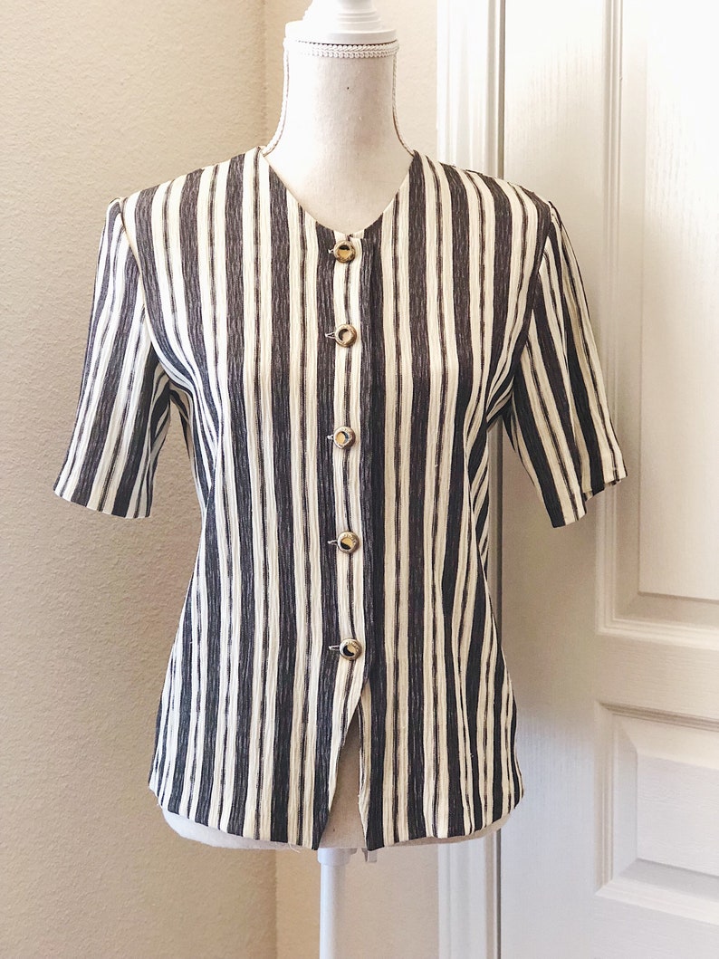 CitiFord Blouse with Button Detail