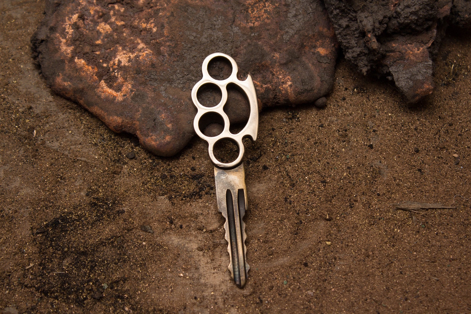 Key Stylization brass knuckles Key blank Metal brass Etsy