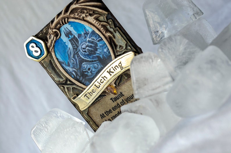 Hearthstone The Lich King handmade collection card