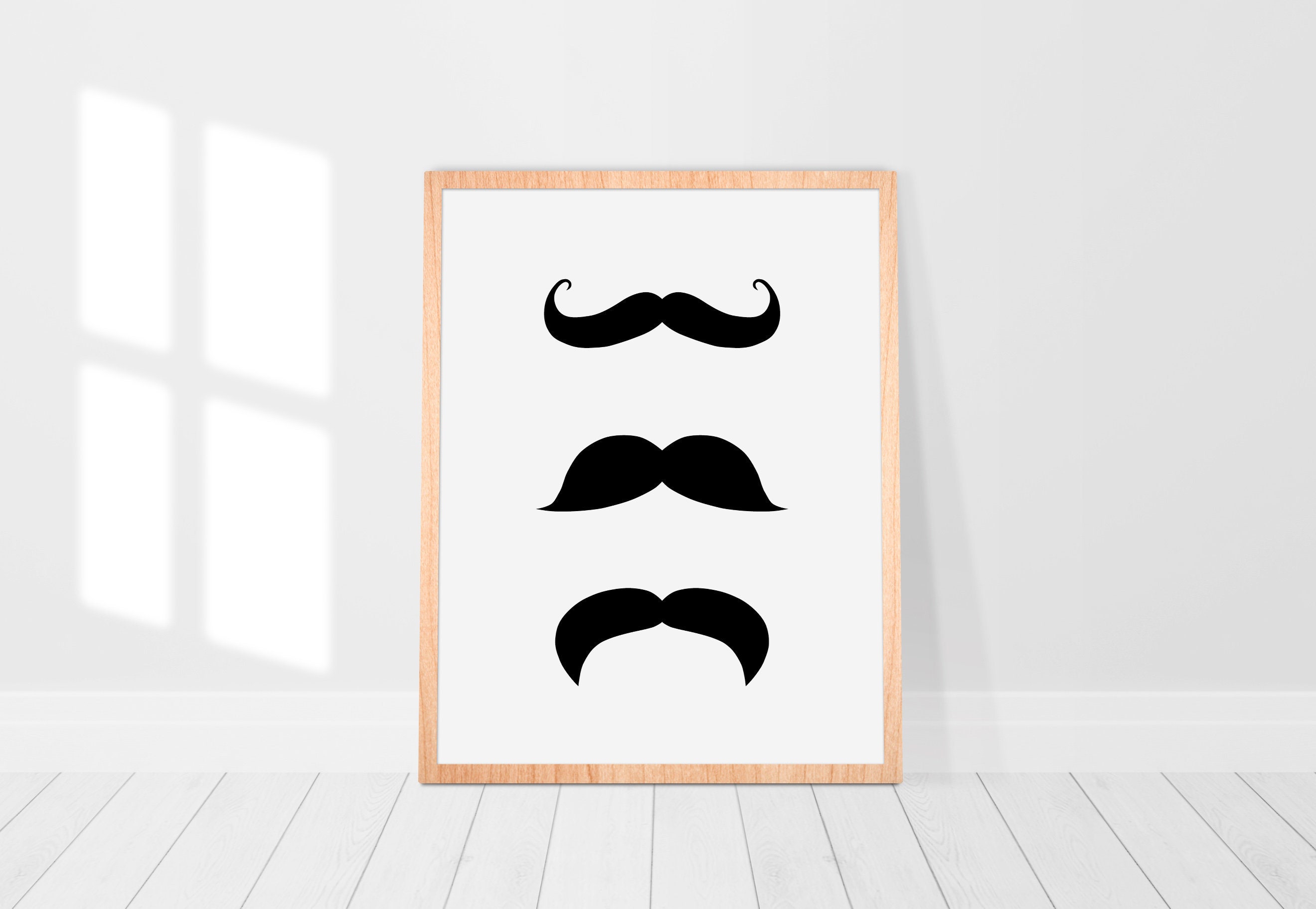 Mustache Printable, Beard, Printable, Barber, Barber Shop, Father's ...