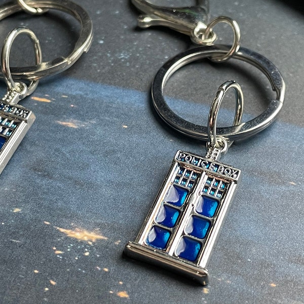 Doctor Who Keychain (Weeping Angels, Tardis)