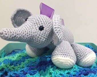 Crochet Elephant Stuffed Animal