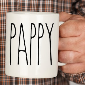 Grandfather Coffee Mug // Pappy Coffee Mug // Gift for Papa Poppop Grandpa from Granddaughter Grandson