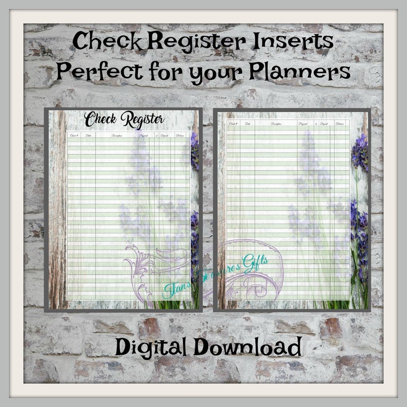happy planner check register inserts printable pdf big planner 8 5 x 11 create 365 me my big ideas mambi what is check register