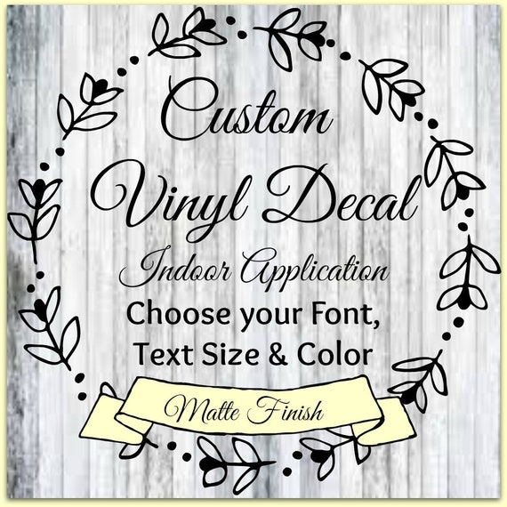 Design Your Own Personalized Custom Decal Laptop Sticker - Etsy