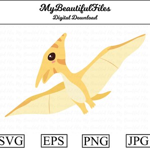 Pterodactyl Dinosaur Bird Shape Svg Png Icon Free Download (#74409) 