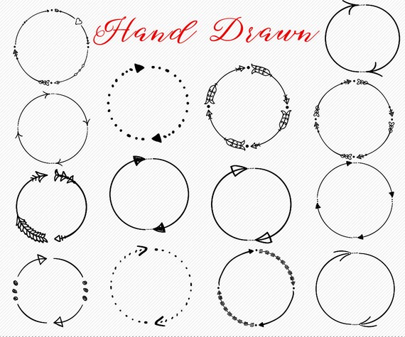 Download Circle Arrow Svg And Png Digital Download Arrow File For Etsy