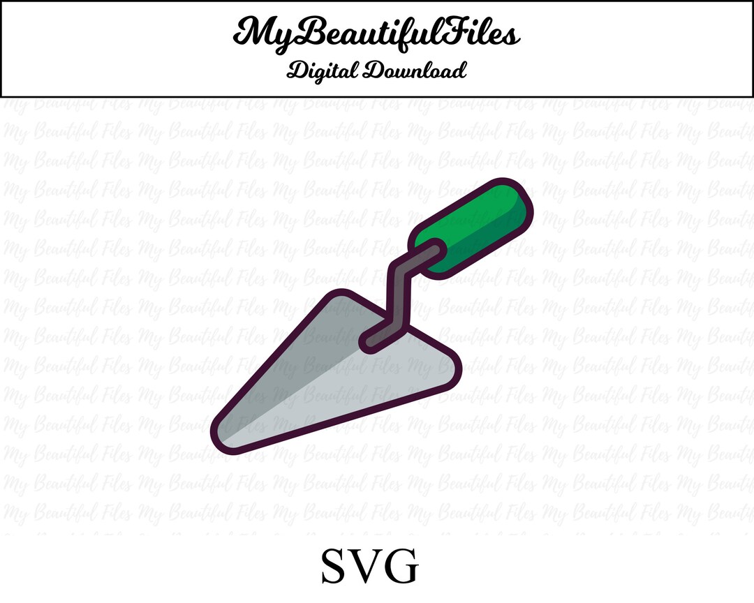 Brick Trowel SVG Digital Download Brick Trowel File for Printable Art ...