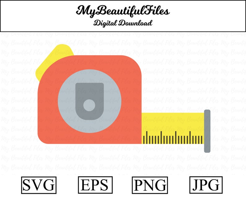 Tape Measure SVG,PNG Digital Download Tape Measure File for Printable Art, Planner, Tape Measure