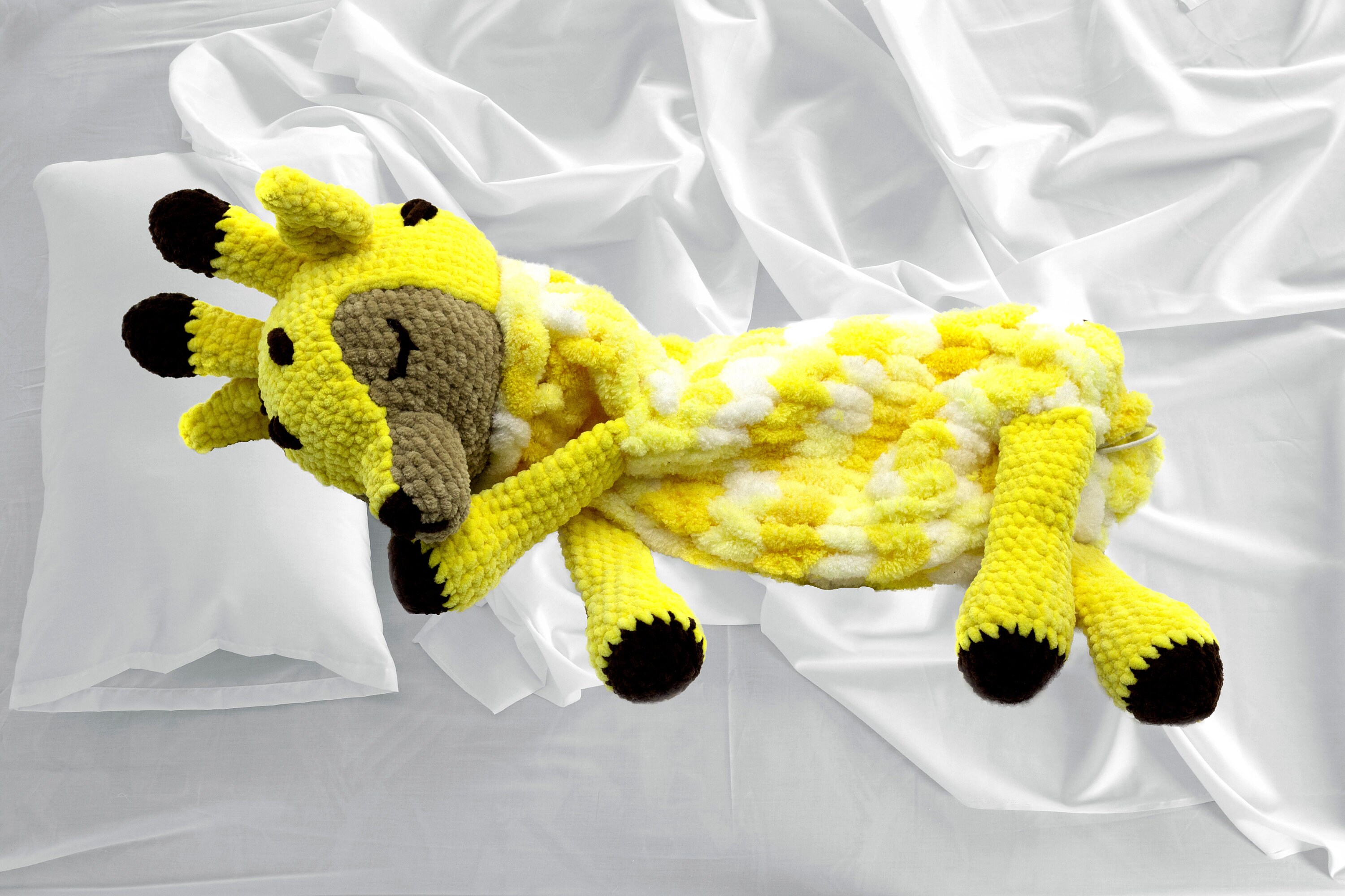 Pajamas holder Giraffe pajama bag Crochet pajama case Zoo Etsy