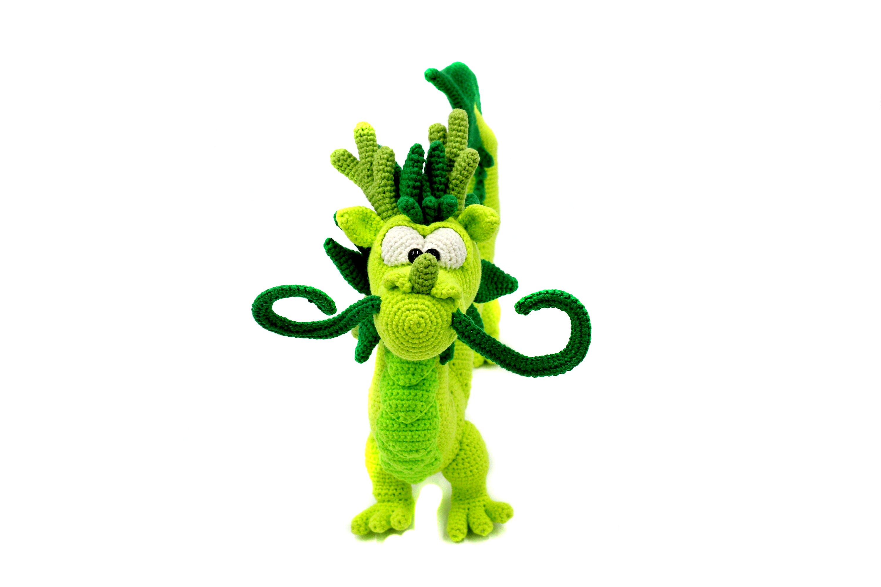Dragon toy Green dragon plush animal toy. Stuffed dragon Etsy