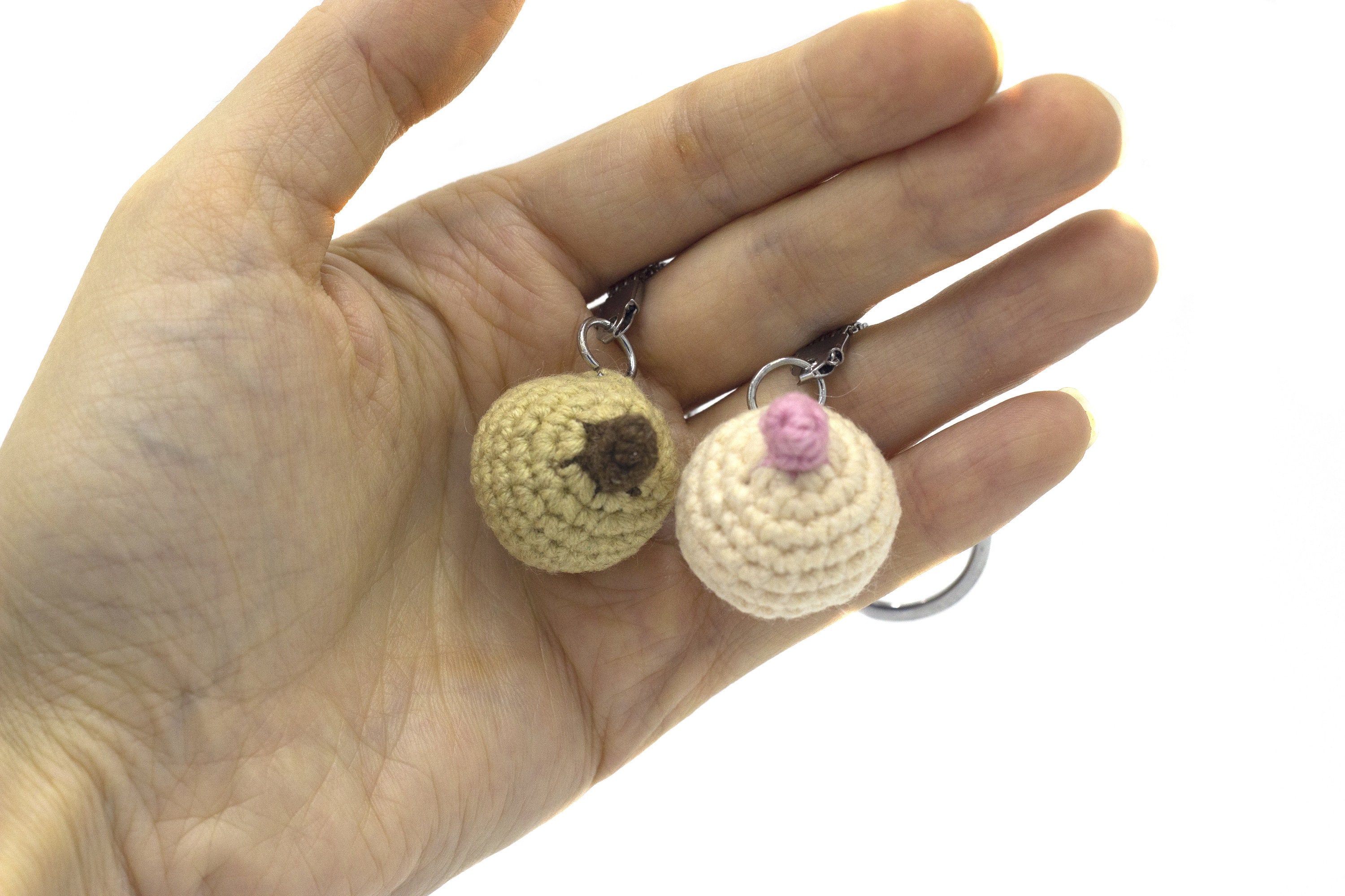 PATTERN Crochet Boobs Keychain easy crochet pattern Plush Etsy