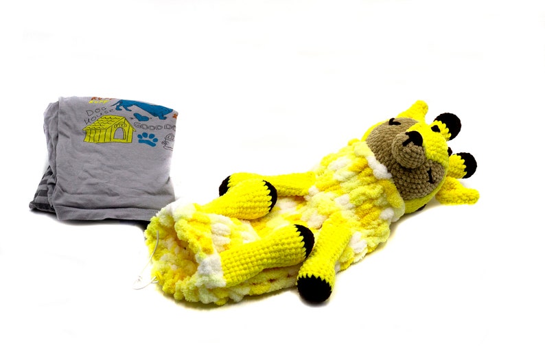 Pajamas holder Giraffe pajama bag Crochet pajama case Zoo Etsy