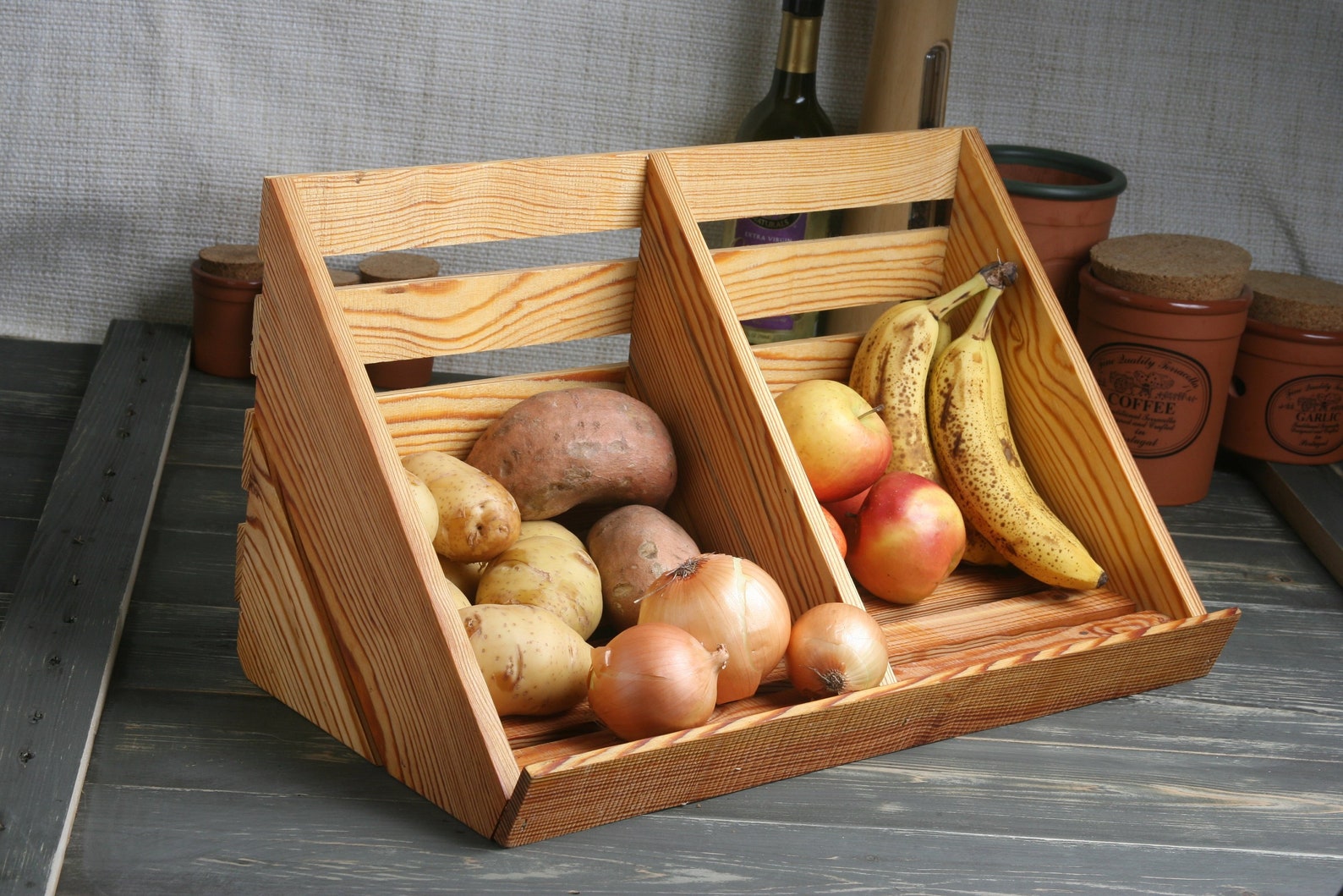 Объем ящика для овощей