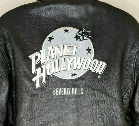 Planet Hollywood Beverly Hills Vintage Leather Jac