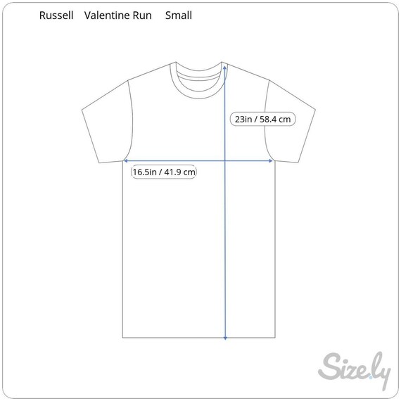 Valentine Day Run Vintage 80s T Shirt Russell Ath… - image 9