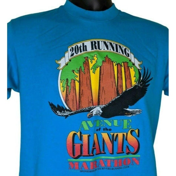 Avenue Of The Giants Marathon Vintage 1990s Tshir… - image 1