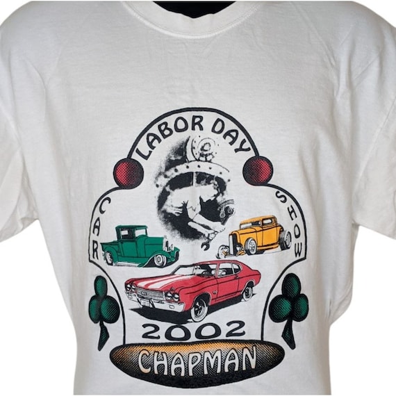 Chapman Labor Day Car Show 2002 Tshirt Size L - image 1