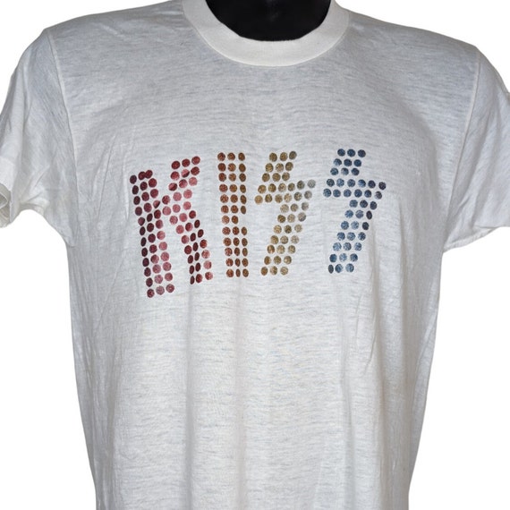 KISS Vintage 1970s Iron On Tshirt Size Small - image 1