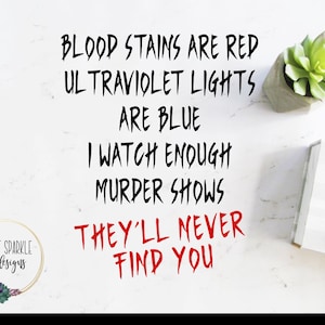 True Crime Poem SVG | True Crime SVG | True Crime Tumbler Quote SVG
