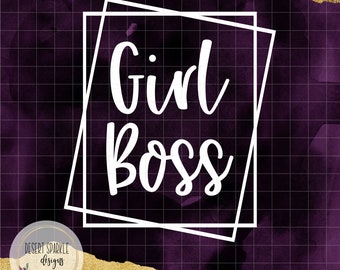 Girl Boss SVG