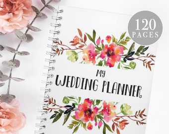 Wedding Planner Printable, Wedding Planning Book, Printable Wedding Planner, Wedding Binder Template, Engagement Gift Ideas, PDF Download