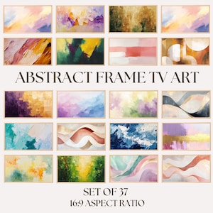 Samsung Frame TV Art Set, Tv Art Bundle, Modern Abstract Art Collection, Abstract Tv Art, Frame Tv Art Bundle, Digital Download