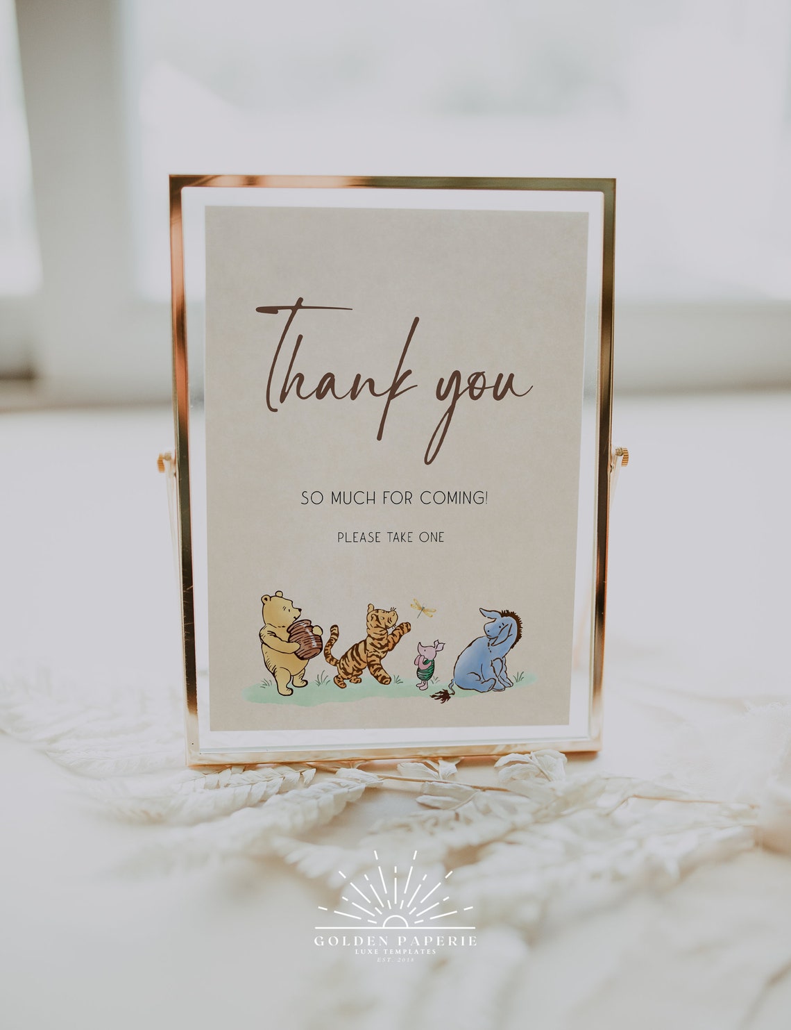 Winnie Babyparty Bilderrahmen - Ultraschall Rahmen Mit Maßband