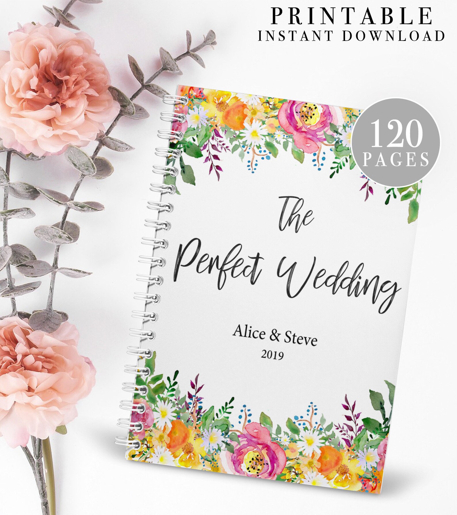 Wedding Planner Printable Wedding Planning Book Printable - Etsy
